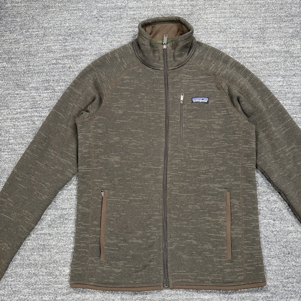 Patagonia Better Sweater Fleece Jacket Men Small Full Zip Dark Walnut Outdoor